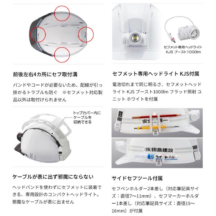 Tajima（タジマ） セフメット アドバンスセット KJS ファン付 ホワイト