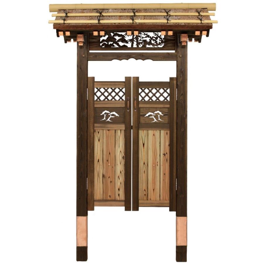 タカショー Caa 02k 風雅門 高級タイプ 両開き Www Unipymes Com