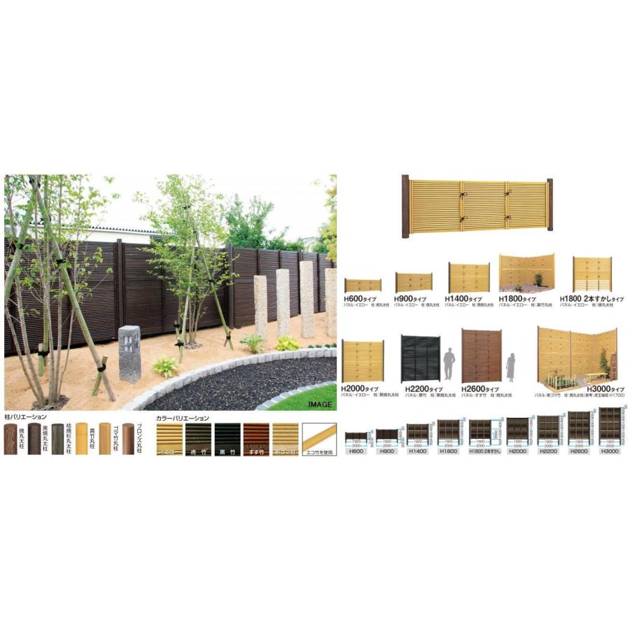 店 Takasho N 家ファン Diy 工具 タカショー 住宅設備 タカショー E バンブーユニットみす垣パネル H900タイプ両面すす竹