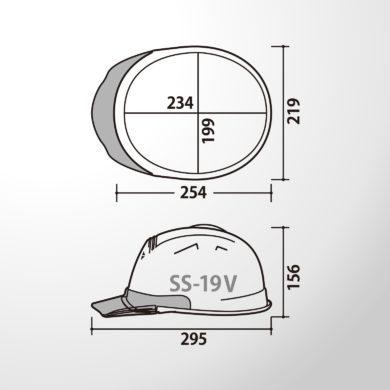 シンワ ヘルメット SS19VPRA 黒/スモークB/マット塗装 進和化学工業|iefan|03