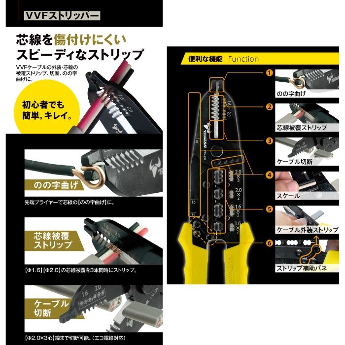 極東産機　ハンディストリッパーマシン ツノダ VAS230 VFFストリッパー VAS-230 バネ付 230mm : 家ファン