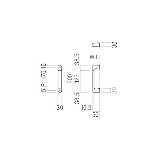 ユニオン PRE-P770-504 プルバー L200 P170 ステンレス ミラーPVD