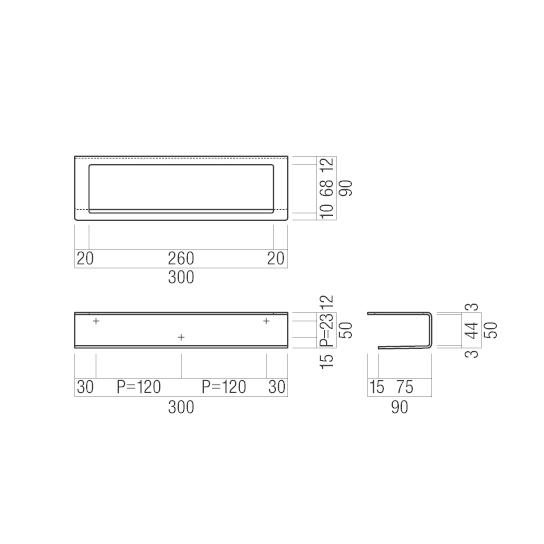 ユニオン PRE-S220-02 ソープシェルフ 50×320×90 ステンレス ユニミストマットブラック 1台