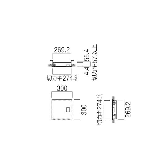 ユニオン UCP-99-300-F チェックピット 壁点検口 300×300 空錠 スチール ポーラルホワイトペイント 1台