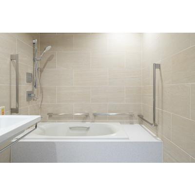 ユニオン OAS-HB-202-SHL-R 手すり HBシリーズ 右仕様 ステンレス ヘアライン 800×82×700 1台 ※直送_3