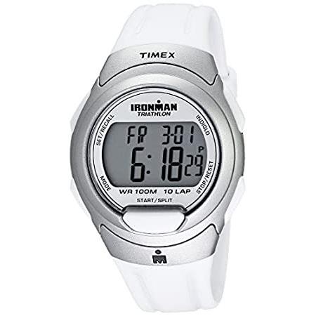 国内正規取扱店 並行輸入品 Timex メンズ T5k609 アイアンマン トラディショナル 10ラップ ホワイト樹脂ストラップウォッチ 免税物品 Www Mlfsc Ca