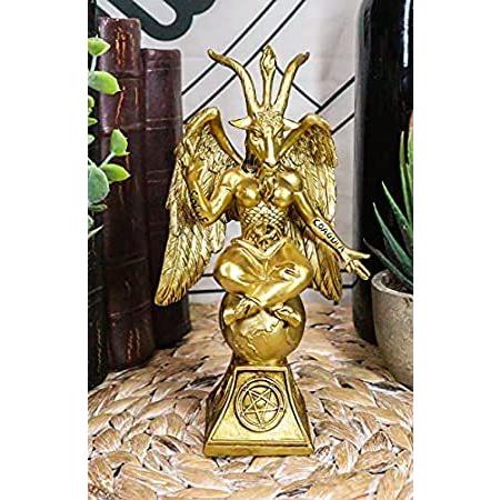 最新の激安 品 並行輸入品 Ebros Gift サタン教会 サバティックヤギ アイドル バフォメット 樹脂像 悪魔 オクトカルティック イルミナティ マンデスの角の神ヤギ 祭壇 オンラインストア激安 Ssl Daikyogo Or Jp
