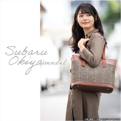 名探偵コナン MOON 英国製ツイード 本革 トートバッグ 沖矢昴 名探偵コナン】英国製ツイードのトートバッグ（怪盗キッド・沖矢