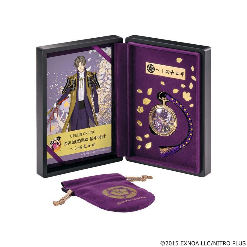 刀剣乱舞ONLINE 金沢加賀蒔絵 懐中時計 プレミコ公式 前田藤四郎 燭台