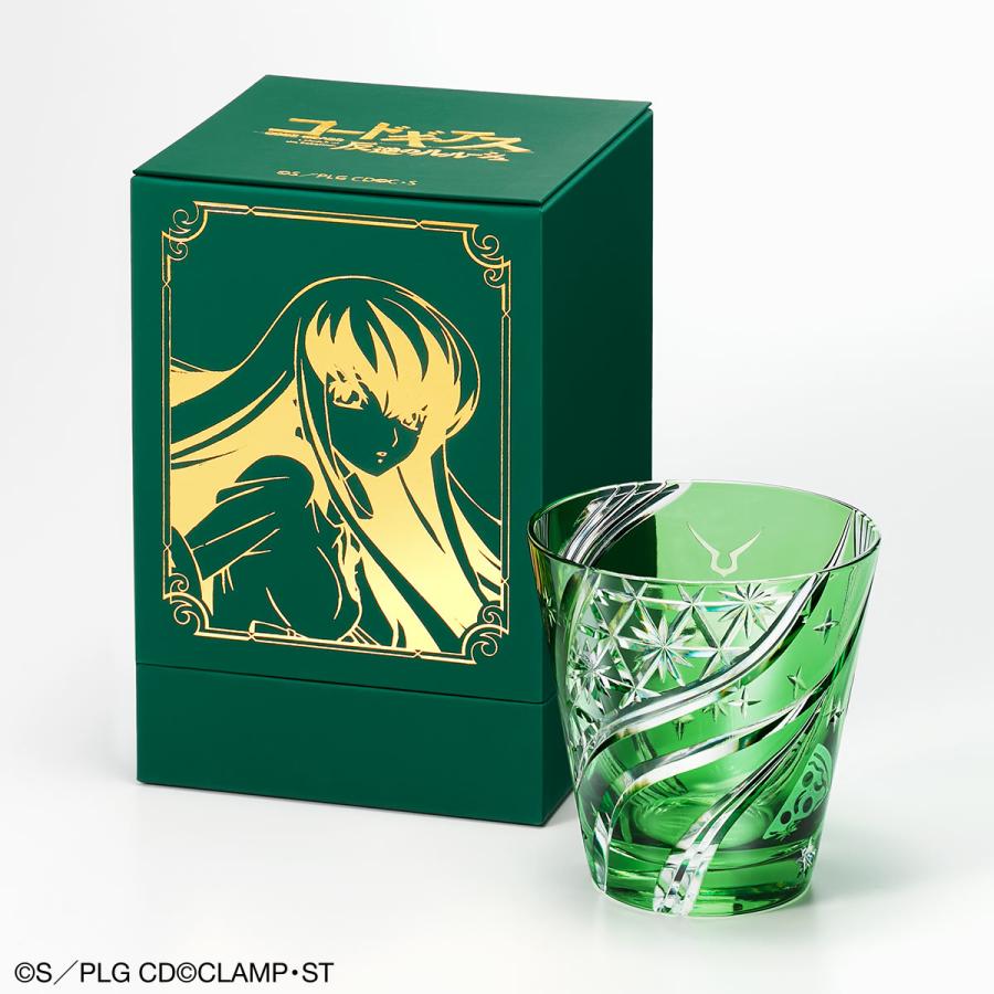 コードギアス 反逆のルルーシュ 江戸切子グラス プレミコ ルルーシュ
