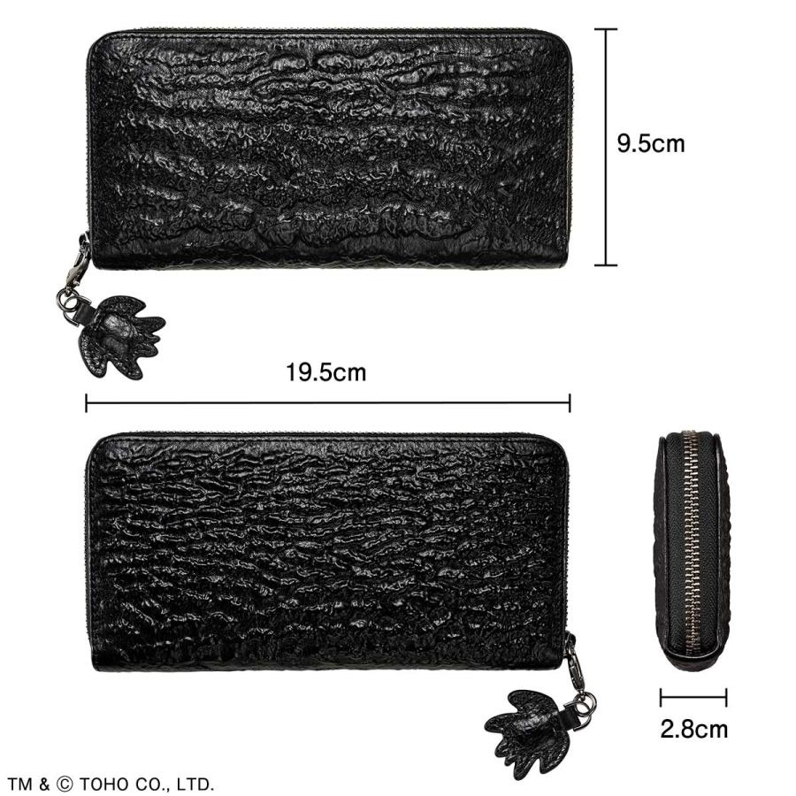 ゴジラ 70周年記念 公式牛革長財布 プレミコ 財布 ウォレット 大容量
