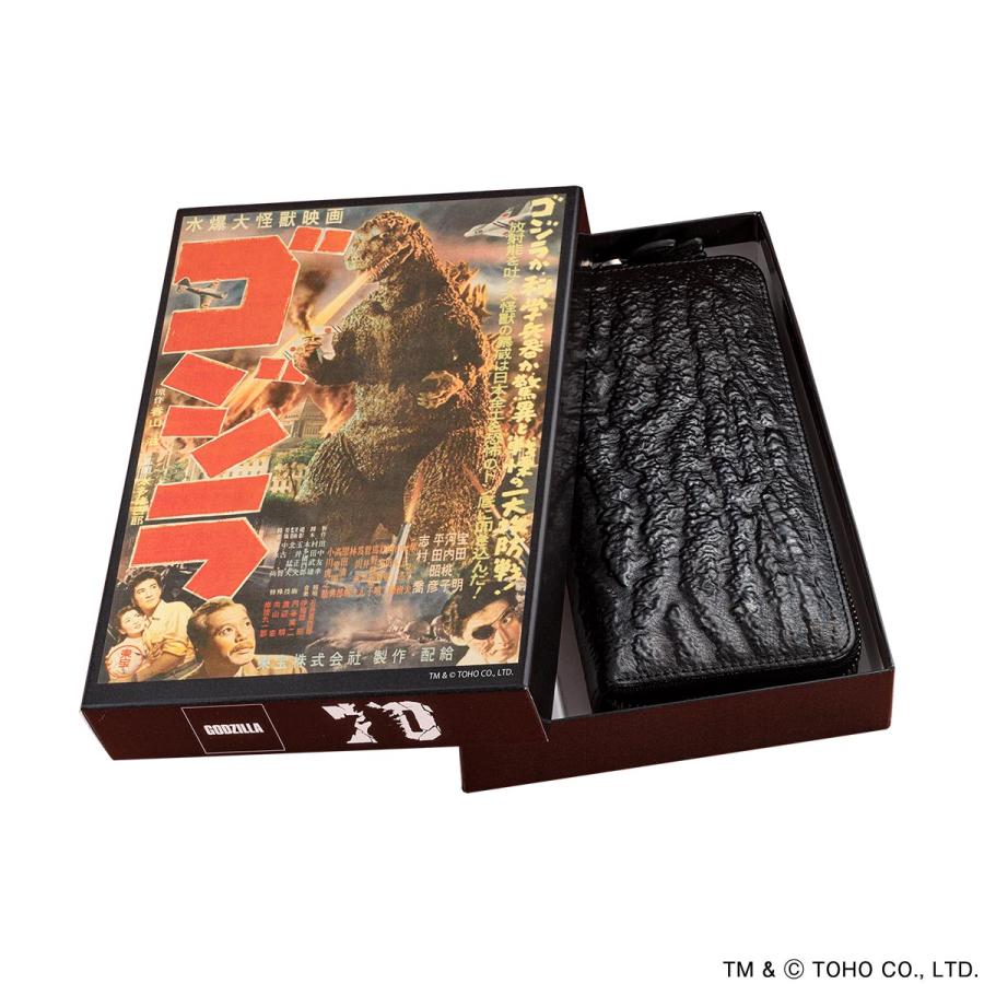 【未使用】ゴジラ70周年記念 公式牛革長財布 ブラック 楽天市場】ゴジラ 70周年記念公式牛革長財布 アニメコラボ
