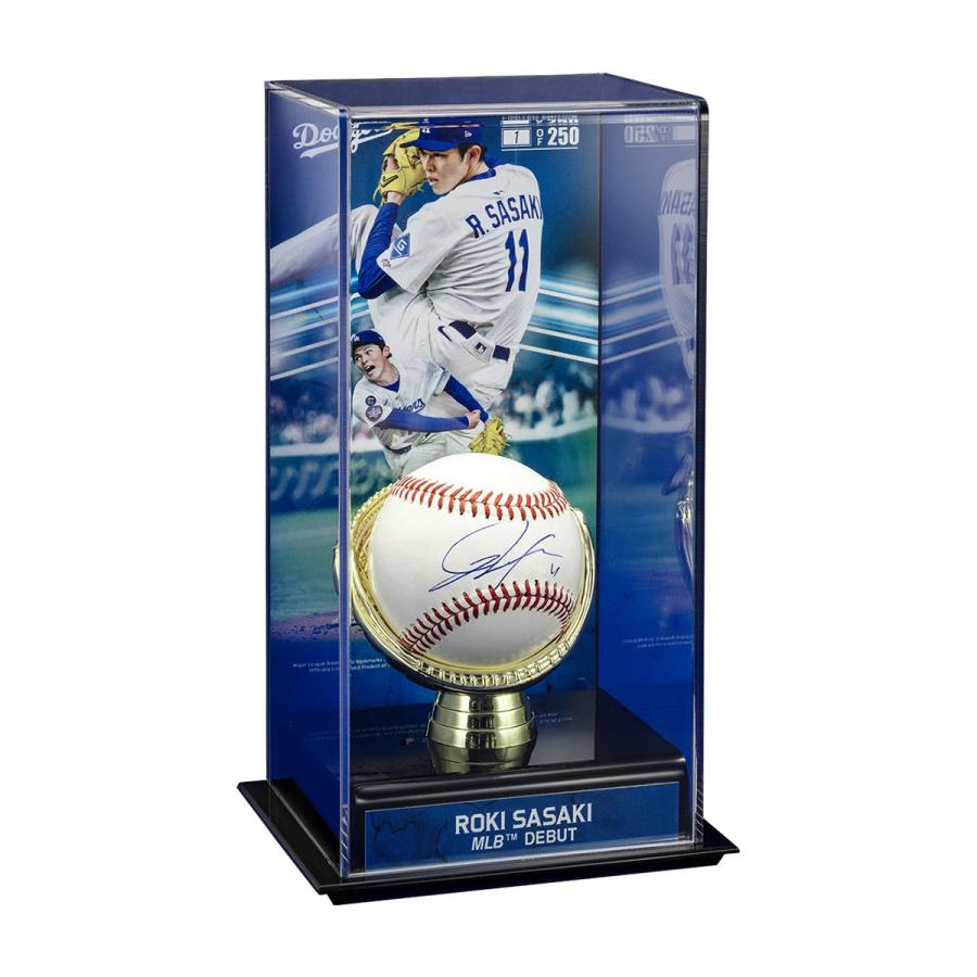 【新品】佐々木朗希 直筆サインボール MLB公式 2025WorldSeries 佐々木朗希 直筆サインボール 2025 MLB(TM)デビュー記念 特製展示