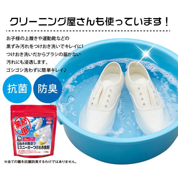 ５５ 以上節約 白さ際立つスニーカーつけおき洗剤 100g 3個 アイメディア 上履き 上靴 運動靴 靴用洗剤 浸け置き 漂白 Np Discoversvg Com