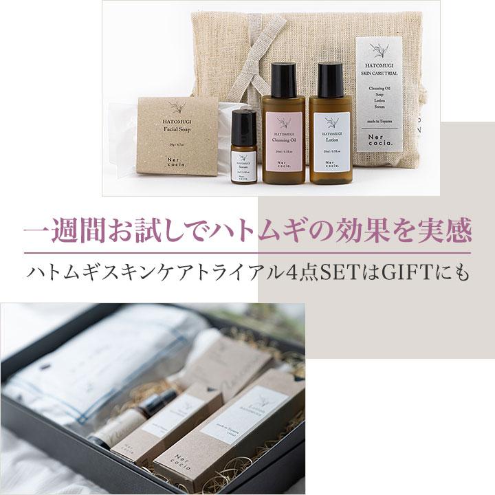 スキンケア トライアルセット 4点 トライアル ハトムギスキンケアトライアル4点セット ネルコッチャ