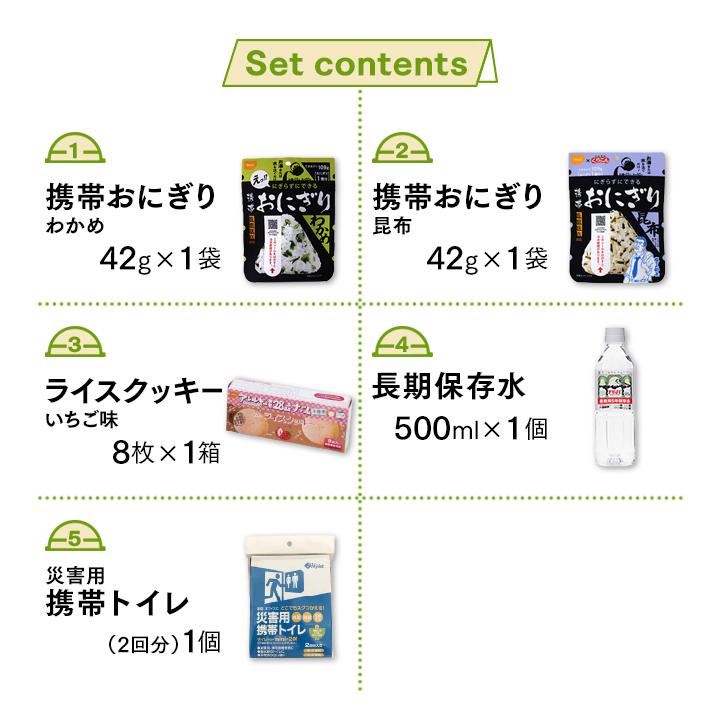 尾西食品 尾西の車載用防災ボックス ミニ 1人用 2箱 車中泊 非常食