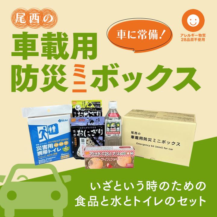 尾西食品 尾西の車載用防災ボックス ミニ 1人用 1箱 車中泊 非常 尾西食品 尾西の車載用防災ボックス ミニ 1人用 1箱 車中泊 非常