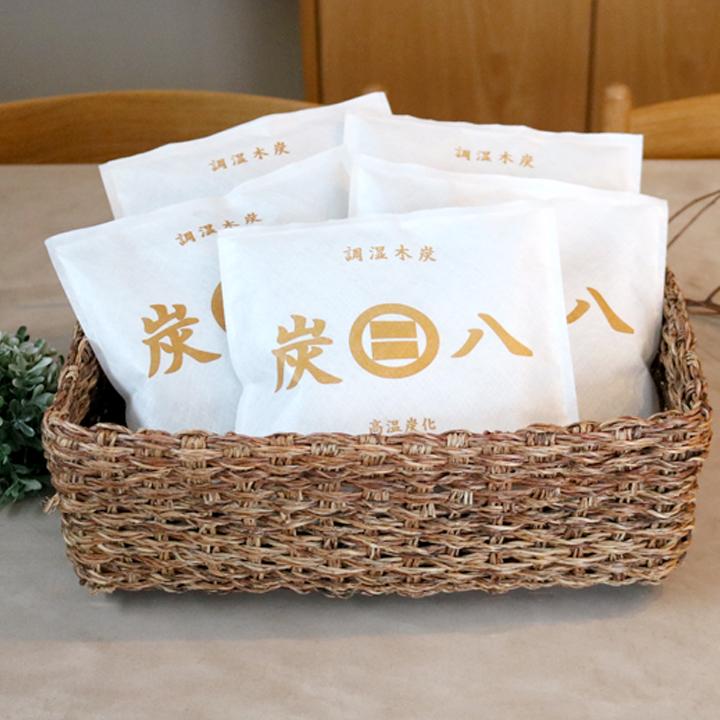 出雲屋炭八 炭八 スマート小袋 0.4l 2袋 セット 除湿剤 乾燥剤 湿気