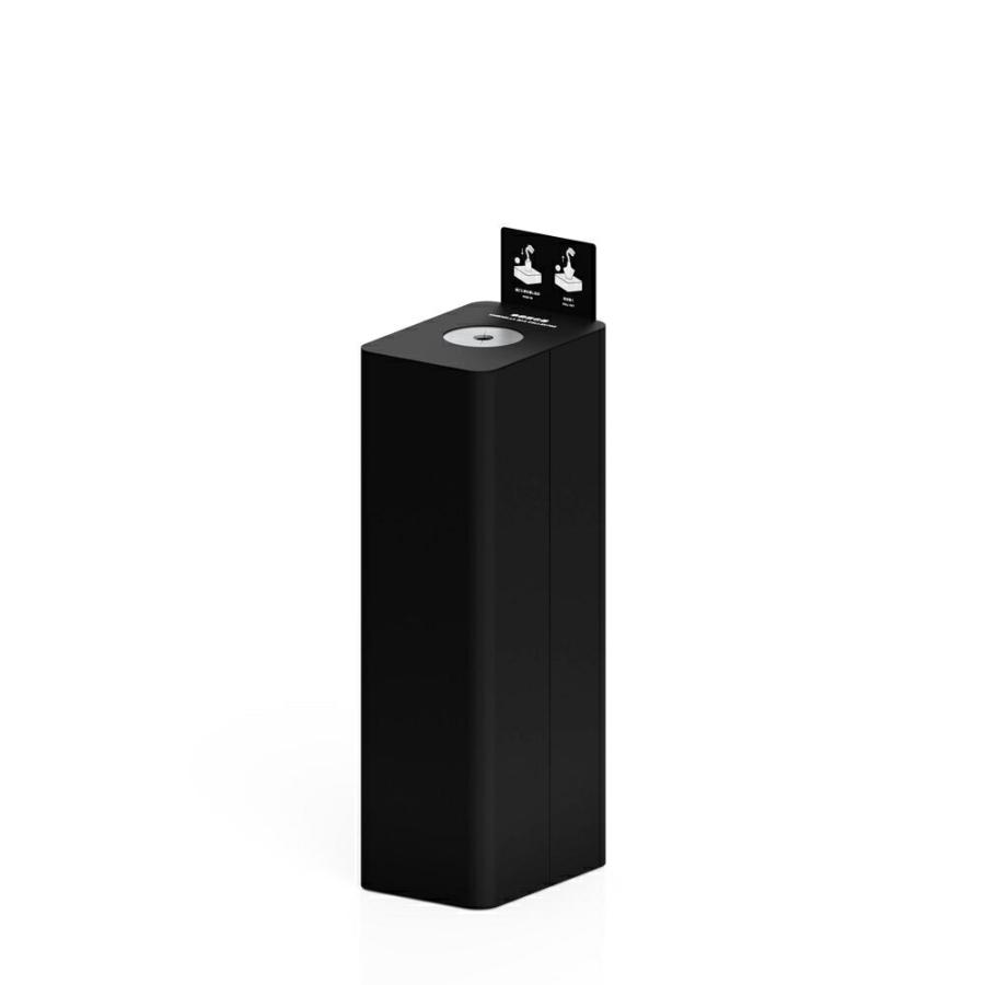 Mseries 傘袋回収器R 白 黒 屋内 スチール ミヅシマ工業 エムシリーズ 傘袋300枚回収の画像