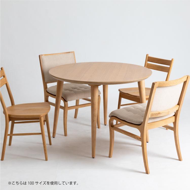 丸テーブル 85cm 幅  2人掛け  木製 ホワイトオーク 北欧 円形ダイニングテーブル おしゃれ  丸型 カフェテーブル  2人用 食卓 テーブル｜ienokagu｜18