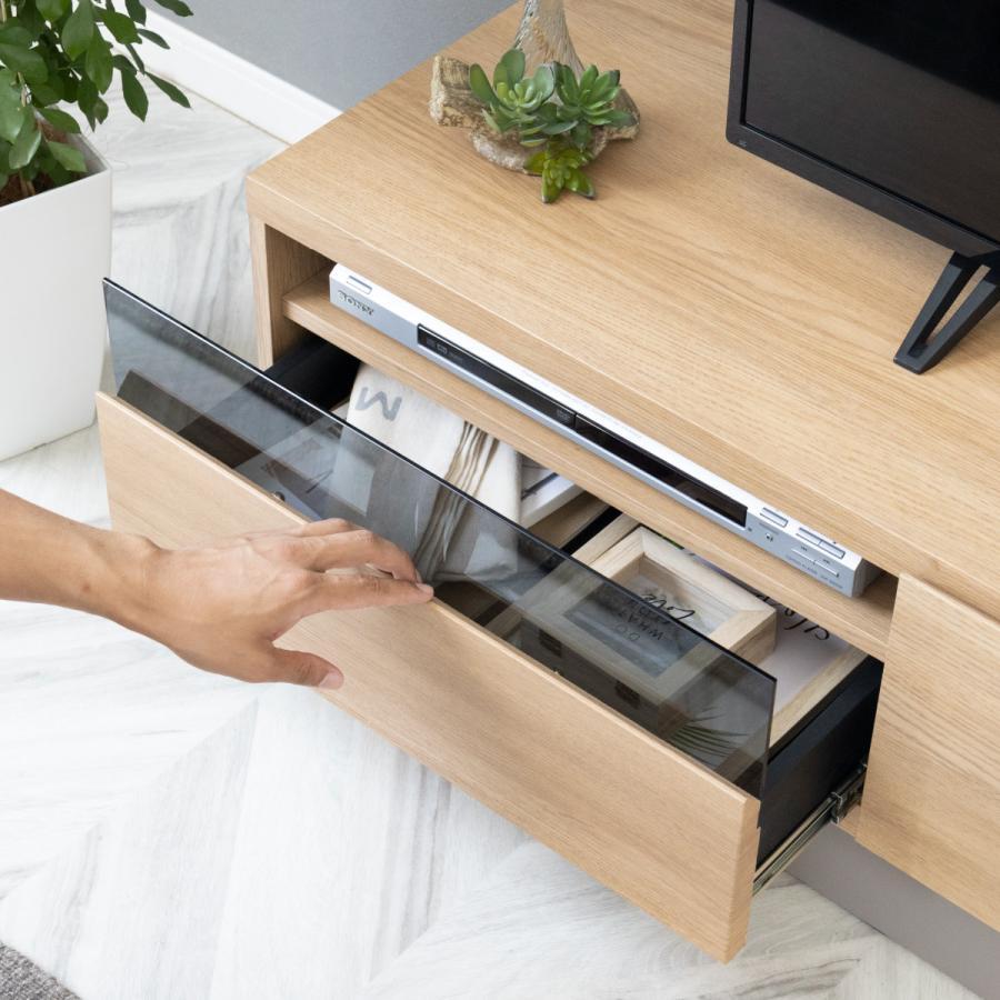 木目調 オーク テレビ台 ローボード 140幅 tac INTERIOR tac INTERIOR（タックインテリア） テレビ台 テレビボード ローボード