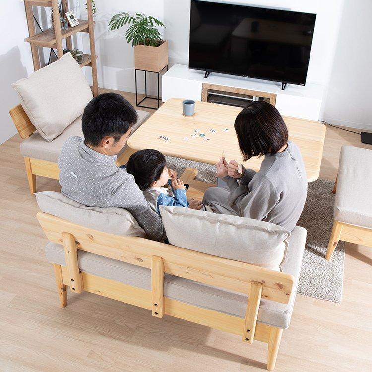 ベンチ 収納 ソファ ダイニングチェア カバー おしゃれ 北欧 ベンチソファ スツール 国産 ひのき クッション 収納ボックス_7