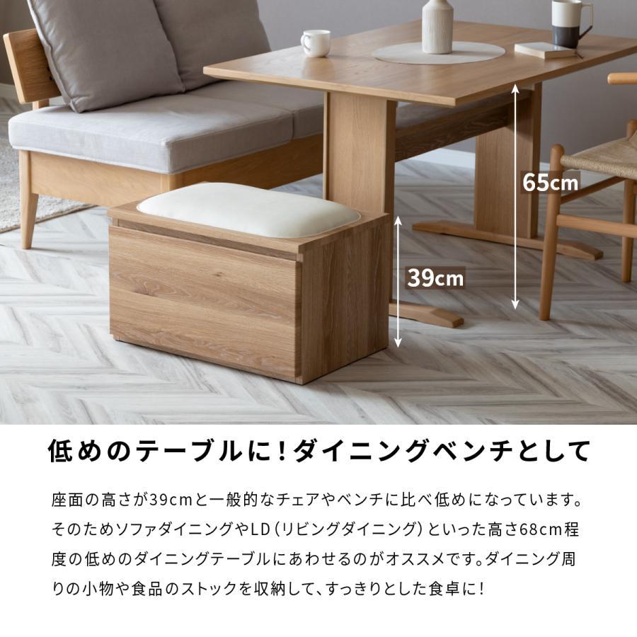 tac INTERIOR（タックインテリア） ベンチ 収納 ローチェスト タンス