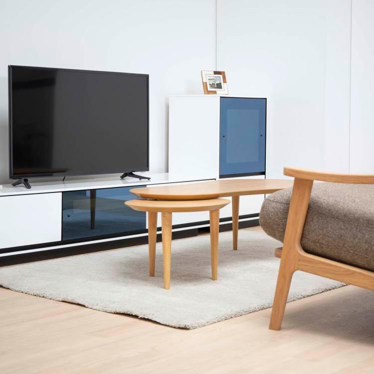 シギヤマ家具工業 テレビ台 テレビボード ローボード 幅180cm WH 白