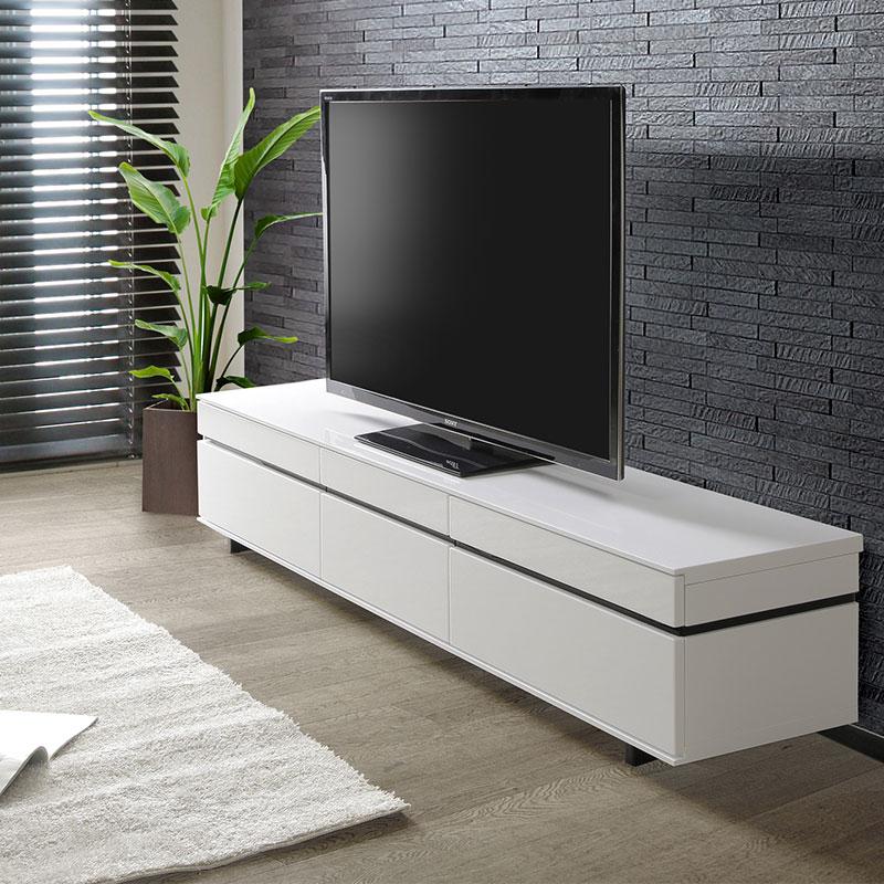 テレビ台 ローボード 白 幅150cm リビングボード ロータイプ TV台 収納
