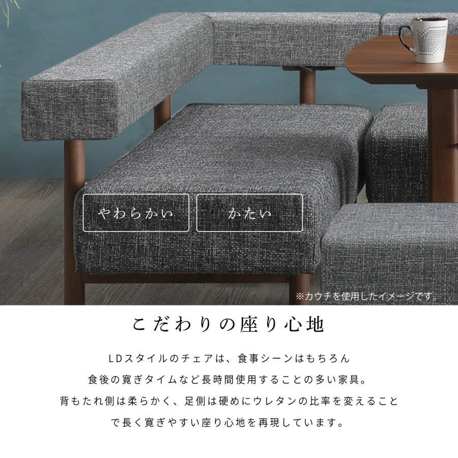 LDチェア ダイニングチェア 幅150cm 2人掛け 2人用 PVC 木製 モダン おしゃれ LD リビングダイニング LD チェア PVCレザー_5
