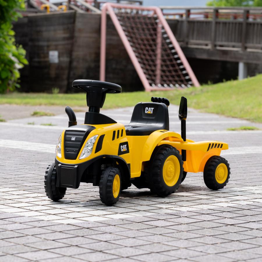 正規ライセンス】乗用玩具 キャタピラー CATERPILLAR トラクター 足