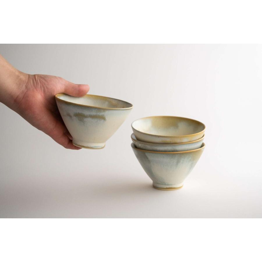 IDentity 茶碗 おぼろ雲 雨晴れ 大 波佐見焼 全てが一点もの CRAFT