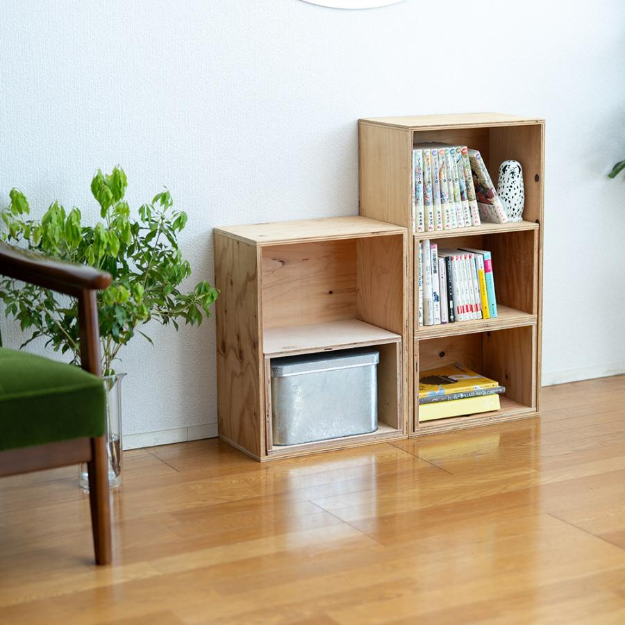 木箱 収納 キューブボックス シェルフ 什器 レコード A4 本棚 おしゃれ