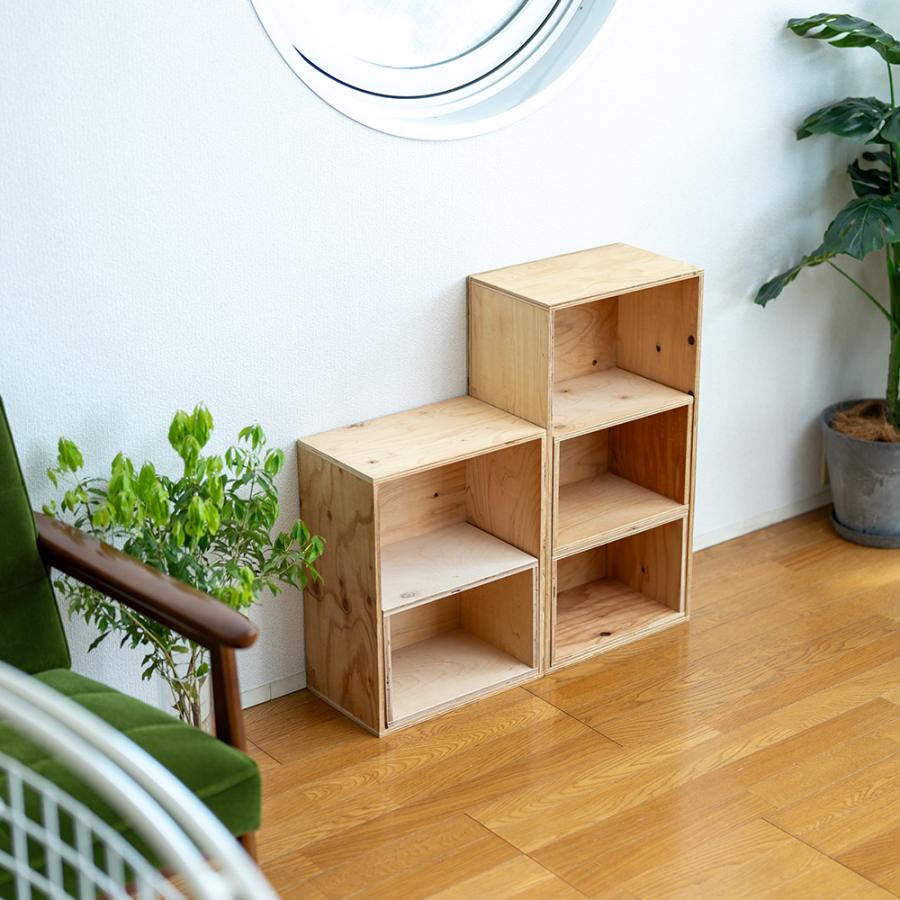 木箱 収納 キューブボックス シェルフ 什器 レコード A4 本棚 おしゃれ