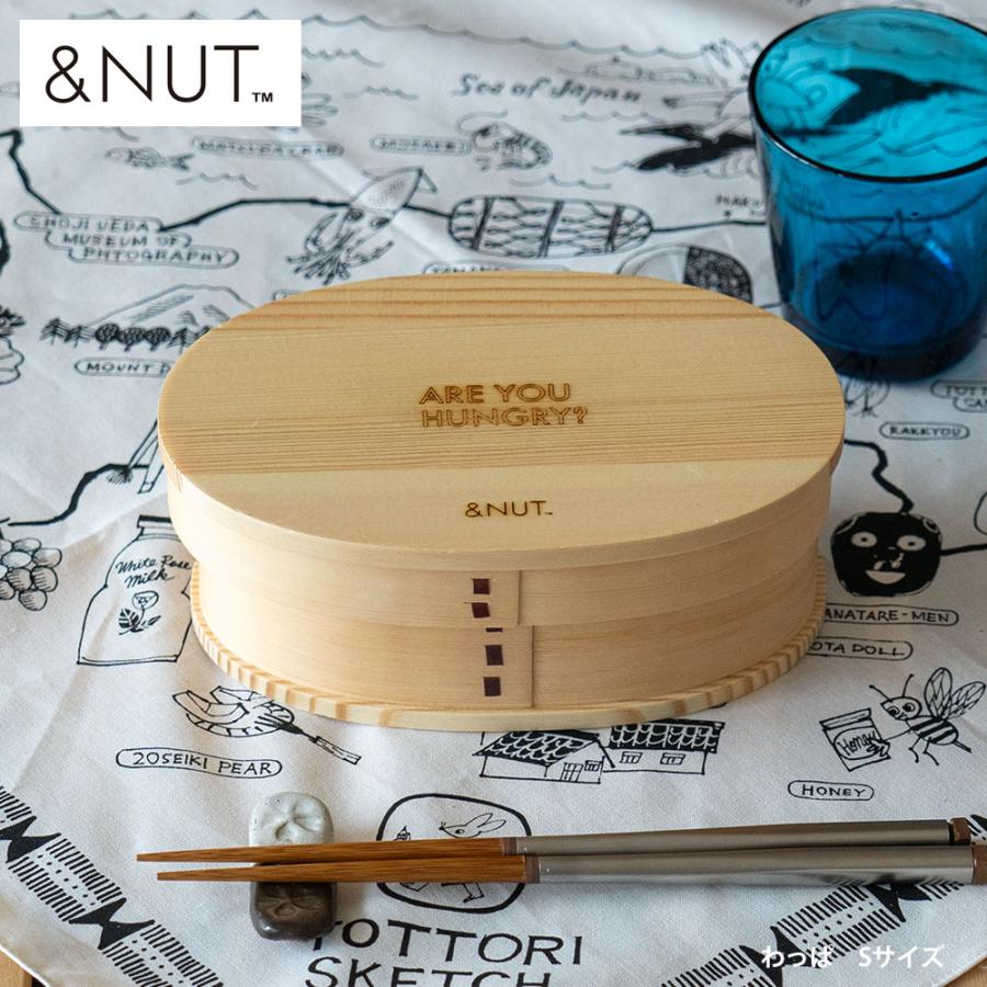AND NUT WAPPA BENTOBOX ver,2 Sサイズ 曲げわっぱ &NUT : イエノLabo