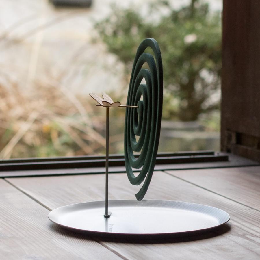 蚊遣り 蚊遣り器 かやり 蚊取り線香入れ とんぼのめがね アルミ インテリア Alart 軽い Ielabo イエノlabo 通販 Yahoo ショッピング
