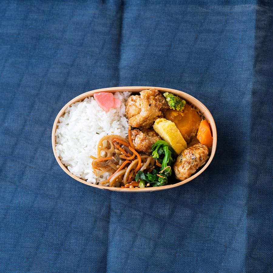 わっぱ弁当 ワッパ Lサイズ 大 国産 曲げわっぱ 小判型 弁当箱 ランチボックス 日本製 鳥取 智頭 白木仕上げの画像
