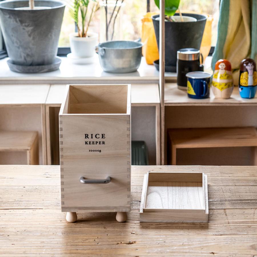 米びつ おしゃれ 桐 木製 10kg : イエノLabo. - 通販 - Yahoo!ショッピング