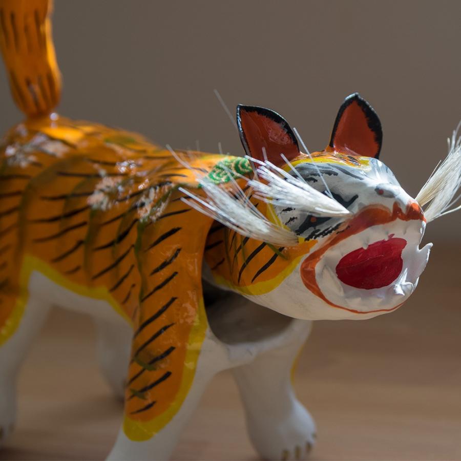 張り子虎 HARIKOTORA 首振り虎 : イエノLabo. - 通販 - Yahoo!ショッピング