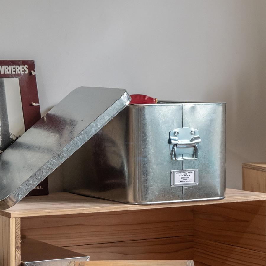 松野屋 トタン 米びつ 15kg 収納 ボックス 収納家具 : イエノLabo