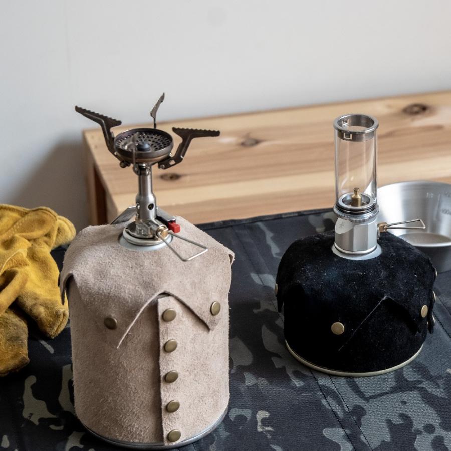 OD缶 カバー 500 ガス缶カバー 革 : イエノLabo. - 通販 - Yahoo