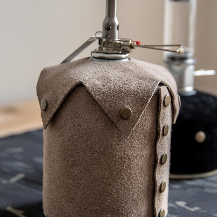 OD缶 カバー 500 ガス缶カバー 革 : イエノLabo. - 通販 - Yahoo