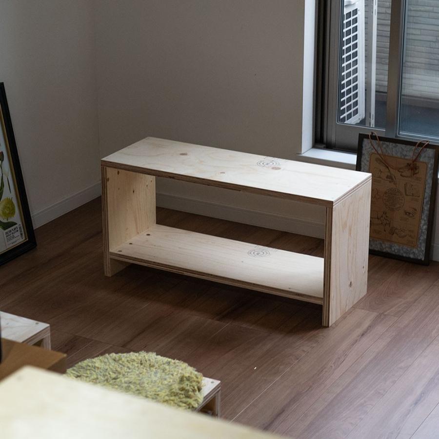 スツール stool 図工室のイス850 ベンチ 木製 収納 椅子 : イエノLabo