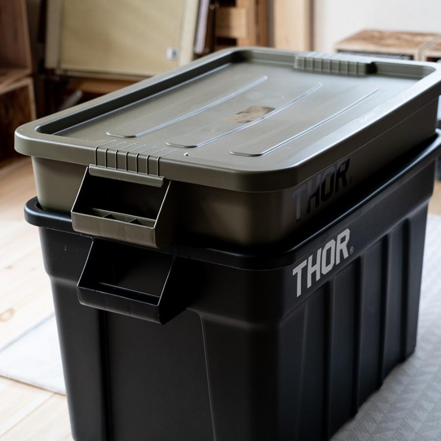 DETAIL Thor Large Totes With Lid 75L コンテナ 収納ボックス DETAIL Thor Large Totes With Lid 75L コンテナ 収納ボックス