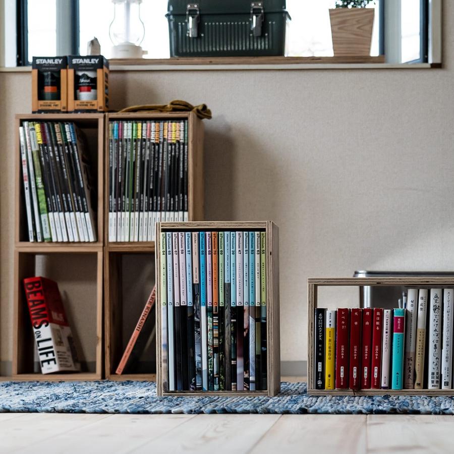 収納ボックスセット シェルフボックス4 あられ組み : イエノLabo