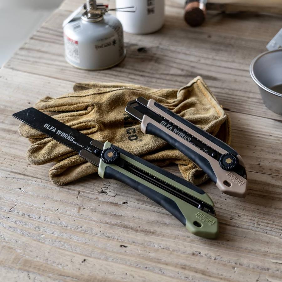 OLFA（オルファ） 替刃式フィールドノコギリ FS1 ナイフ : イエノLabo