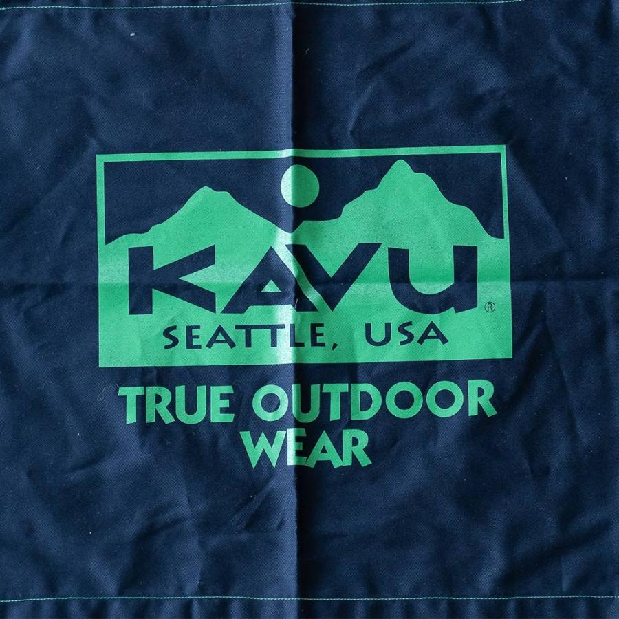 KAVU（カブー） トゥルーロゴ エプロン アウトドア キャンプ 前掛け