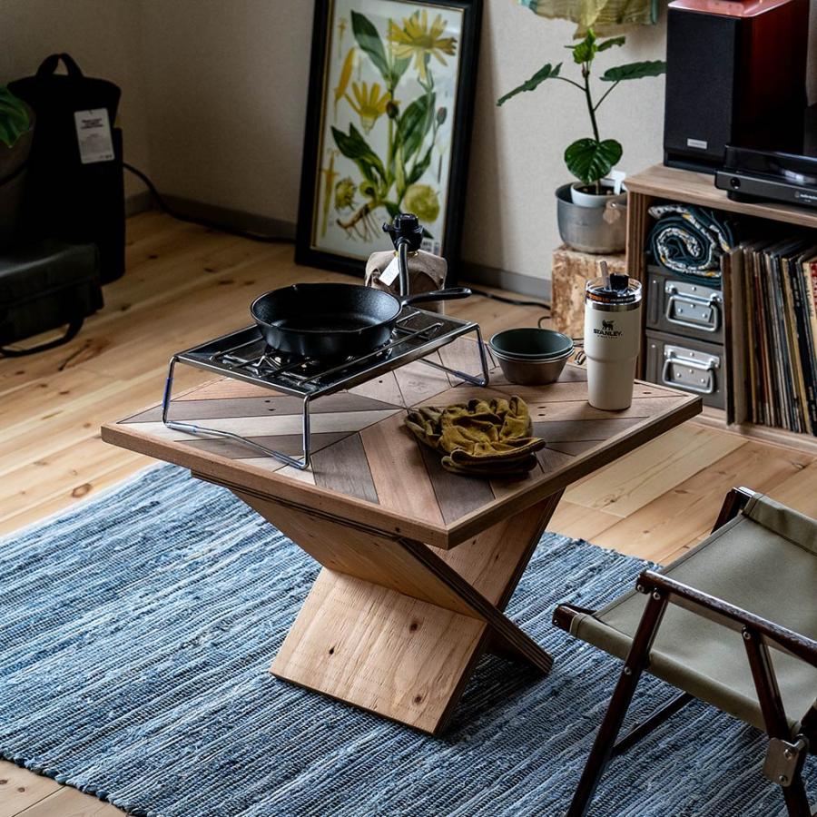 天板 テーブル 正方形 600mm ヘリンボーン : イエノLabo. - 通販