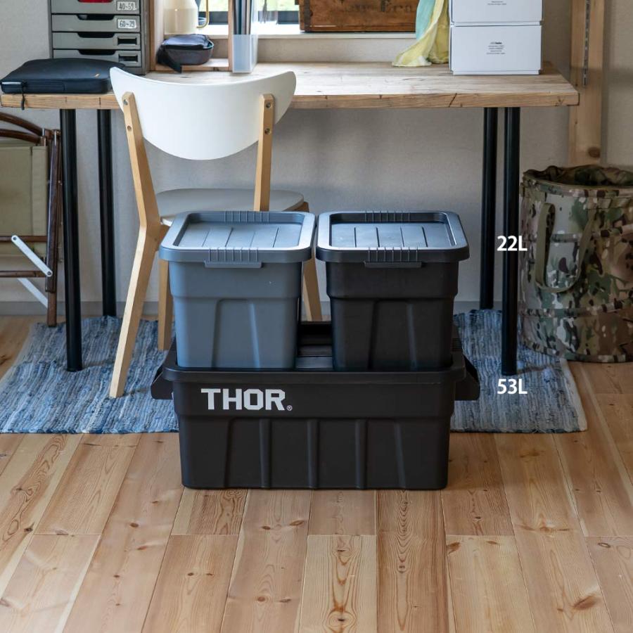 DETAIL（ディテール） Thor Large Totes With Lid 22L コンテナ