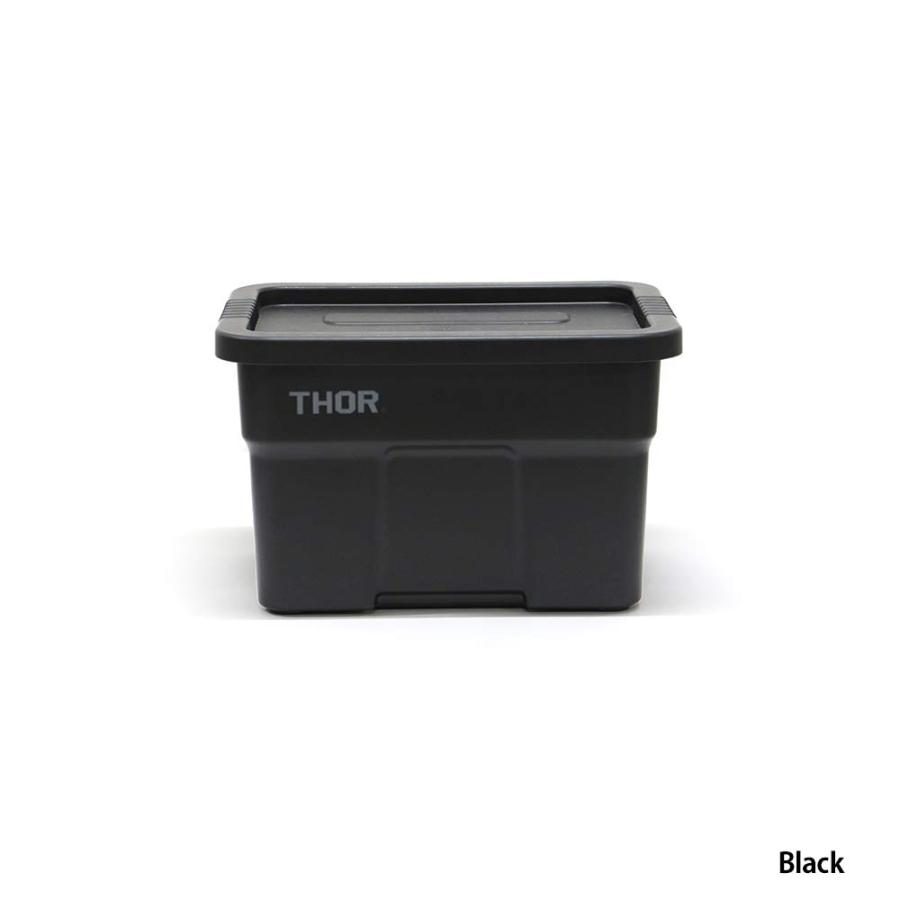 5110 THOR　コンテナBOX　22L  ブラック2個セット DETAIL Thor Large Totes With Lid 22L コンテナボックス